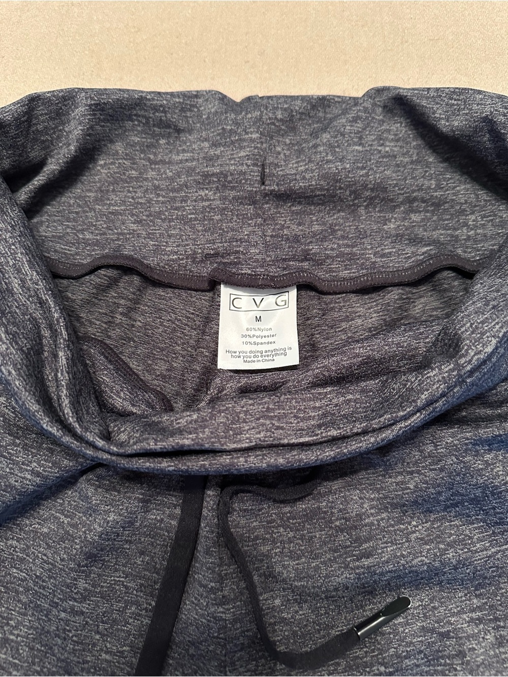 CVG Charcoal Gray Drawstring Jogger Pants - Picture 3 of 3